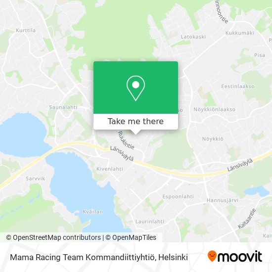 Mama Racing Team Kommandiittiyhtiö map