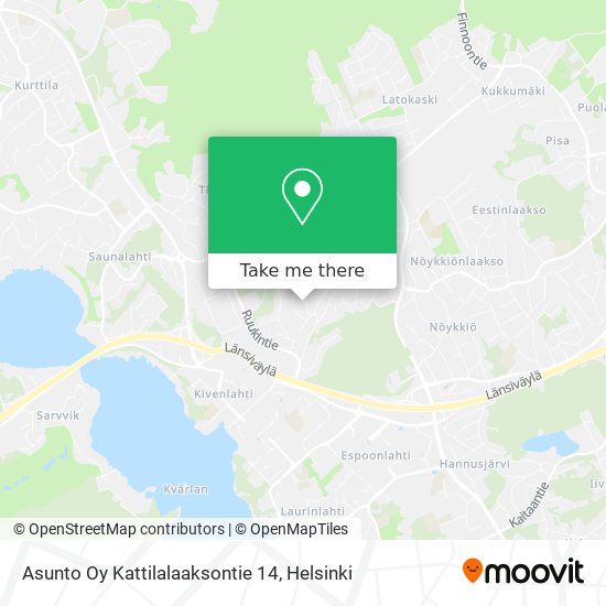 Asunto Oy Kattilalaaksontie 14 map