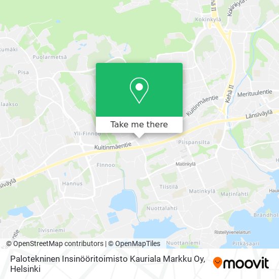 Palotekninen Insinööritoimisto Kauriala Markku Oy map