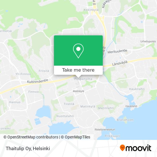 Thaitulip Oy map