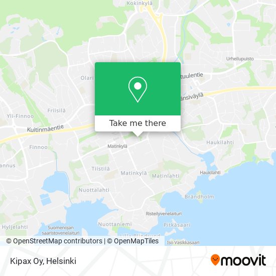 Kipax Oy map
