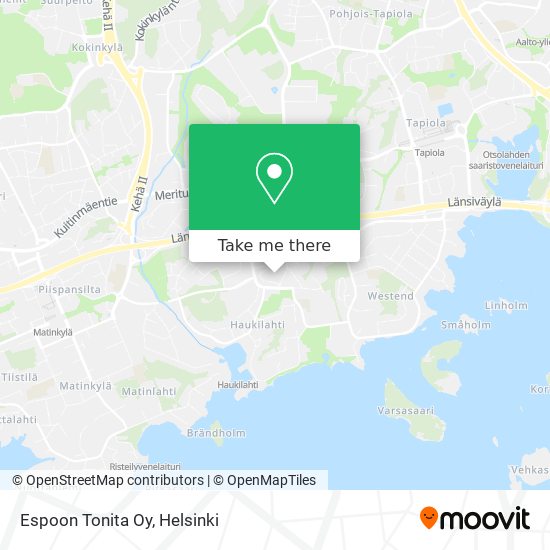 Espoon Tonita Oy map