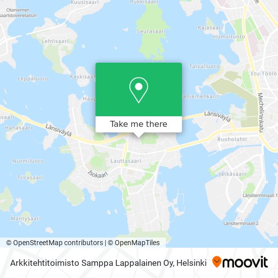 Arkkitehtitoimisto Samppa Lappalainen Oy map