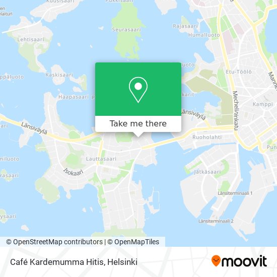 Café Kardemumma Hitis map
