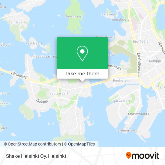 Shake Helsinki Oy map