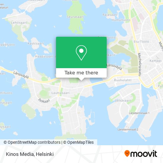 Kinos Media map