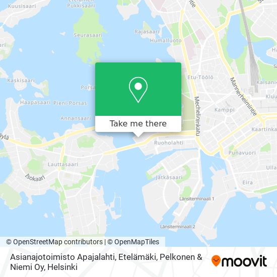 Asianajotoimisto Apajalahti, Etelämäki, Pelkonen & Niemi Oy map