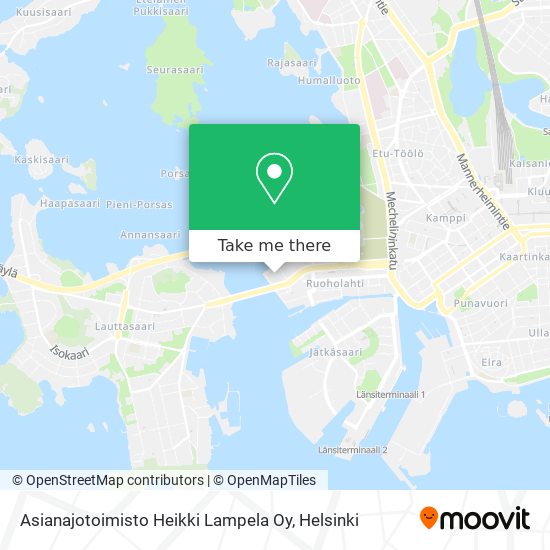 Asianajotoimisto Heikki Lampela Oy map