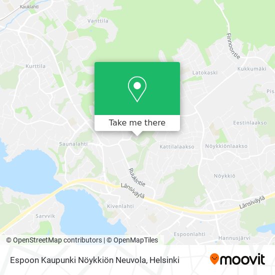 Espoon Kaupunki Nöykkiön Neuvola map