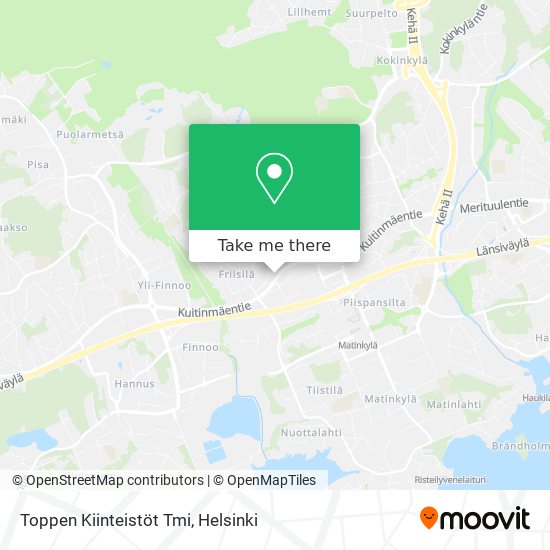 Toppen Kiinteistöt Tmi map