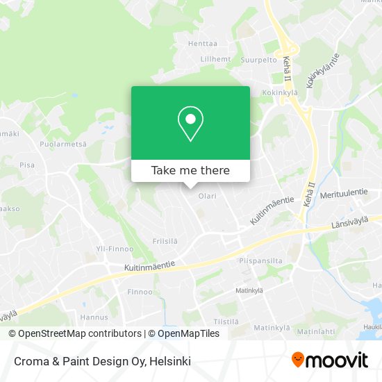 Croma & Paint Design Oy map