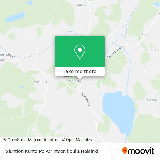 Siuntion Kunta Päivärinteen koulu map