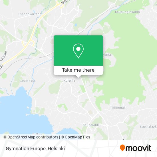 Gymnation Europe map