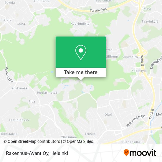 Rakennus-Avant Oy map