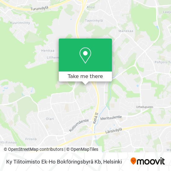 Ky Tilitoimisto Ek-Ho Bokföringsbyrå Kb map