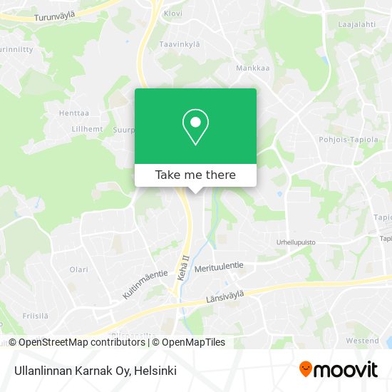 Ullanlinnan Karnak Oy map