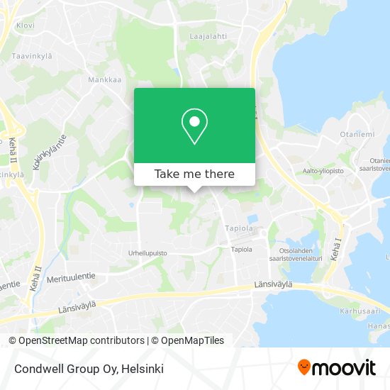 Condwell Group Oy map