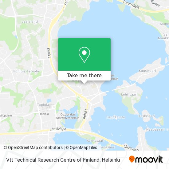 Vtt Technical Research Centre of Finland map