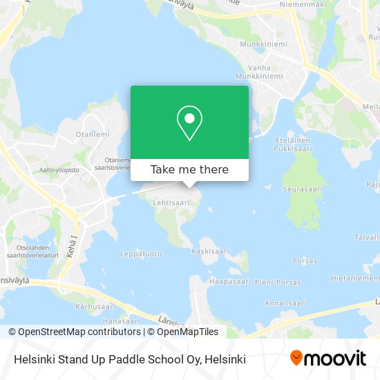 Helsinki Stand Up Paddle School Oy map