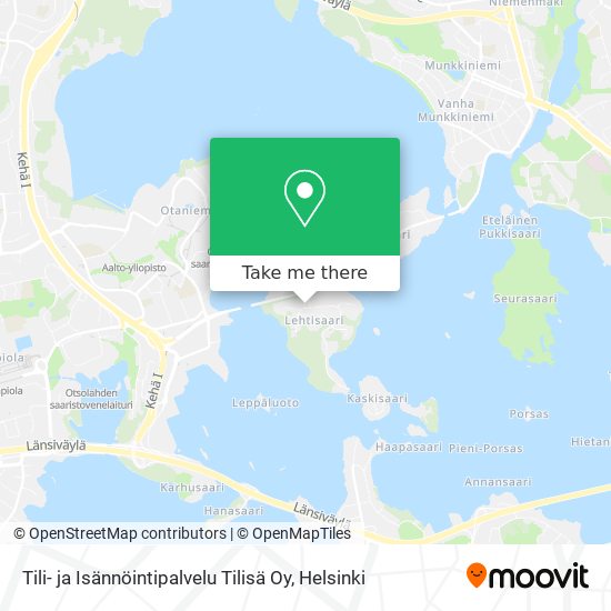 Tili- ja Isännöintipalvelu Tilisä Oy map