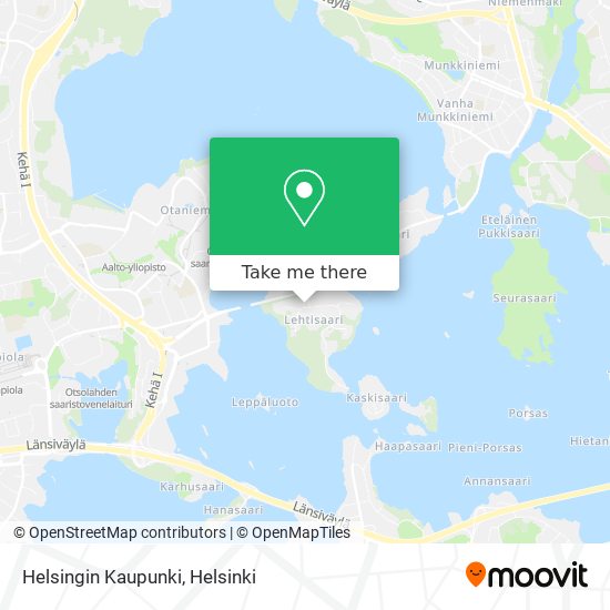 Helsingin Kaupunki map