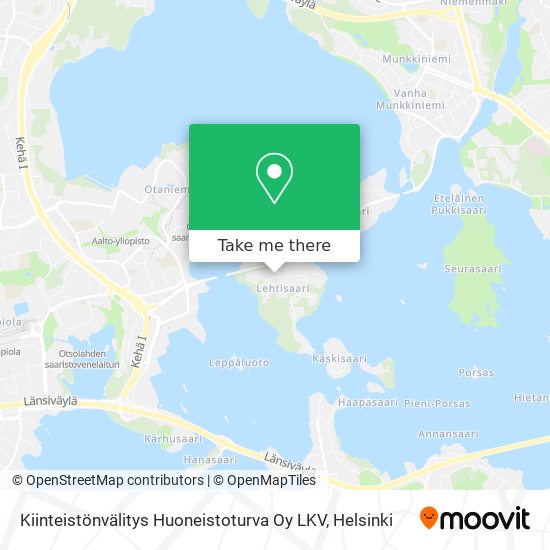 Kiinteistönvälitys Huoneistoturva Oy LKV map