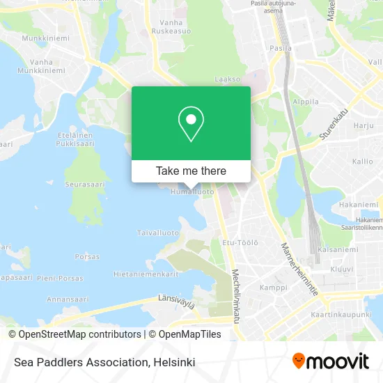 Sea Paddlers Association map