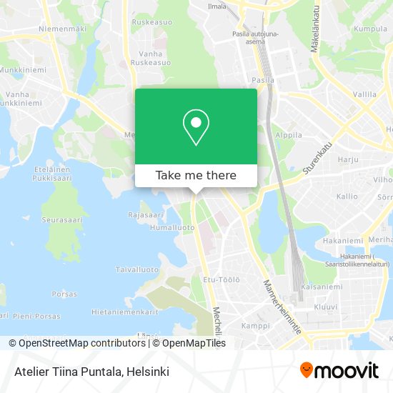 Atelier Tiina Puntala map