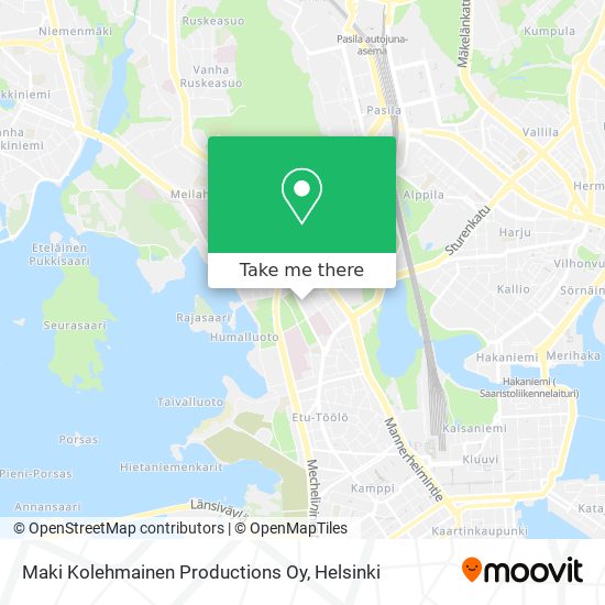 Maki Kolehmainen Productions Oy map