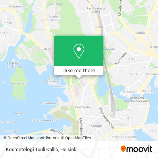 Kosmetologi Tuuli Kallio map