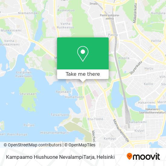 Kampaamo Hiushuone NevalampiTarja map
