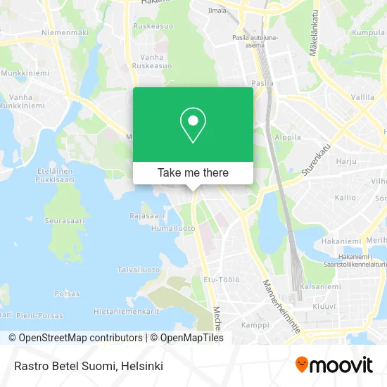 Rastro Betel Suomi map