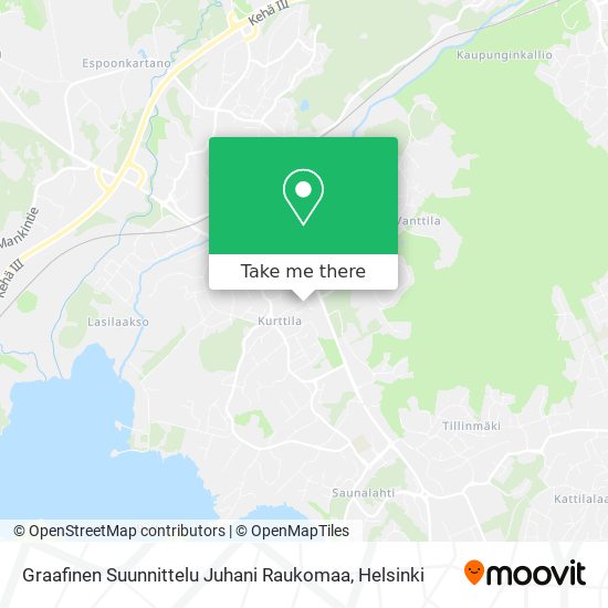 Graafinen Suunnittelu Juhani Raukomaa map