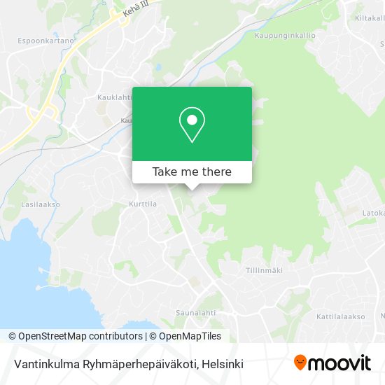 Vantinkulma Ryhmäperhepäiväkoti map