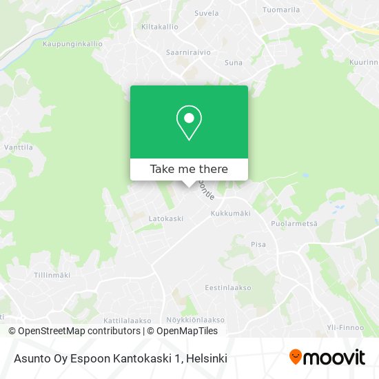 Asunto Oy Espoon Kantokaski 1 map