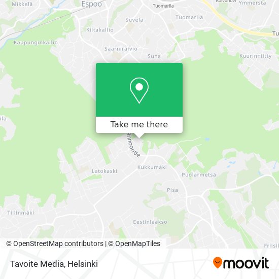 Tavoite Media map