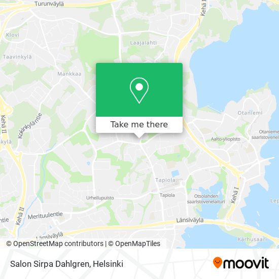 Salon Sirpa Dahlgren map