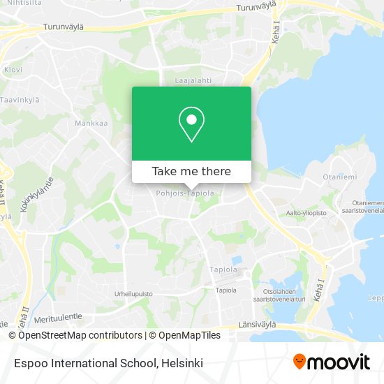 Espoo International School map