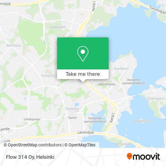 Flow 314 Oy map