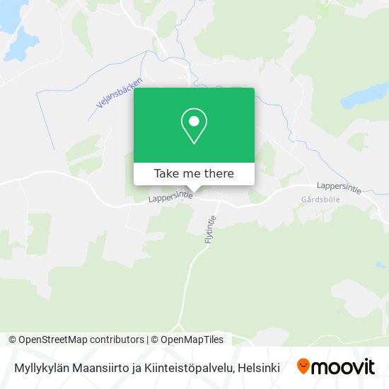 Myllykylän Maansiirto ja Kiinteistöpalvelu map