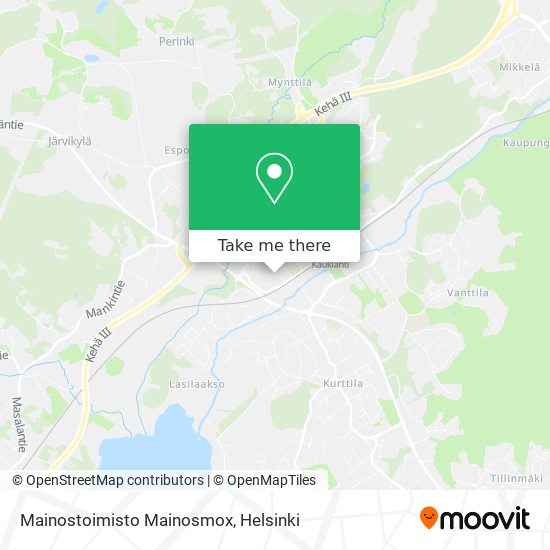 Mainostoimisto Mainosmox map