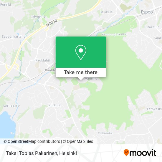 Taksi Topias Pakarinen map