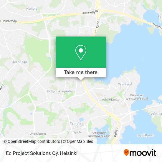 Ec Project Solutions Oy map