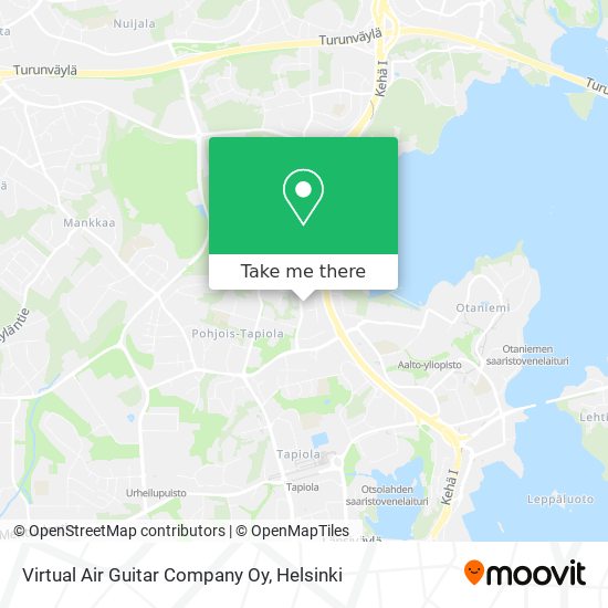 Virtual Air Guitar Company Oy map