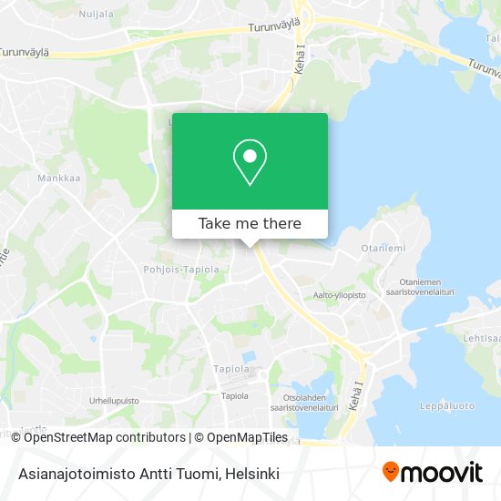 Asianajotoimisto Antti Tuomi map