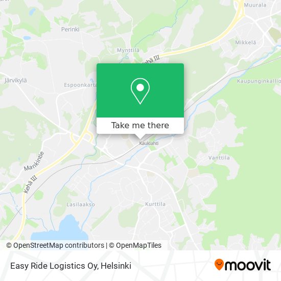 Easy Ride Logistics Oy map