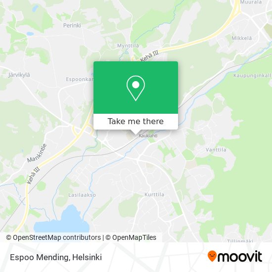 Espoo Mending map