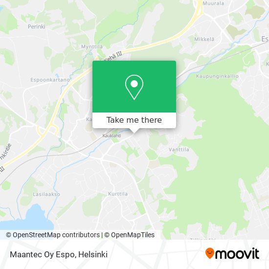 Maantec Oy Espo map