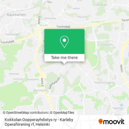 Kokkolan Oopperayhdistys ry - Karleby Operaförening rf map