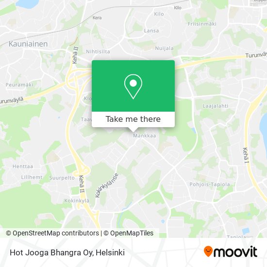Hot Jooga Bhangra Oy map